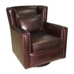 Cameron Leather Swivel Chair